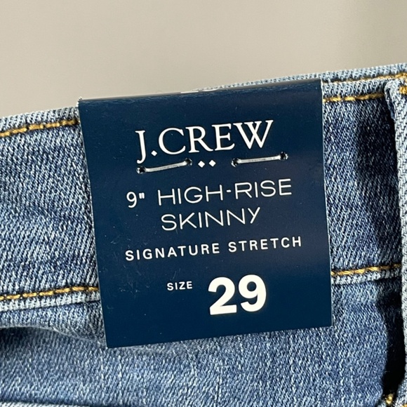NEW J Crew Jeans Womens 29 blue denim skinny preppy casual classic - Picture 6 of 10